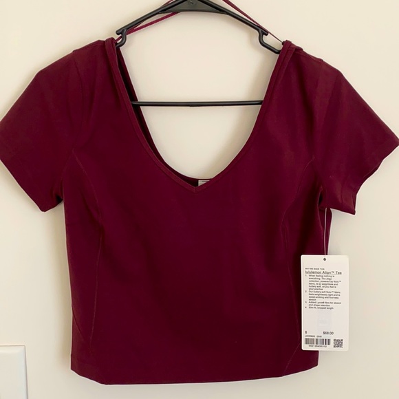 lululemon athletica Tops - NWT LULULEMON ALIGN TEE 💫 CASSIS 8